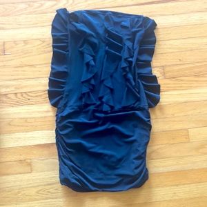 Strapless stretchy mini dress . Size S
